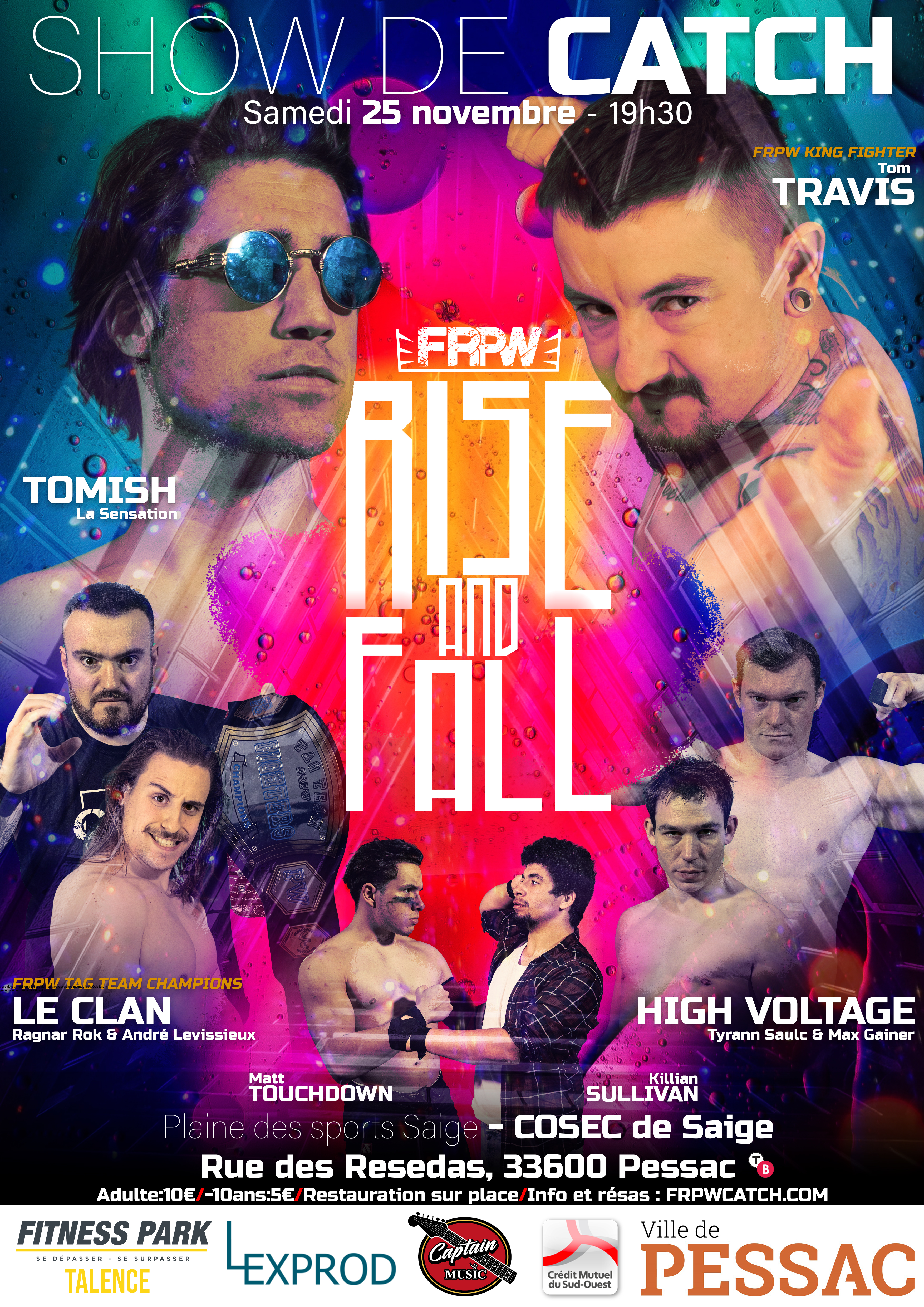 FRPW RISE AND FALL 25 novembre 2023